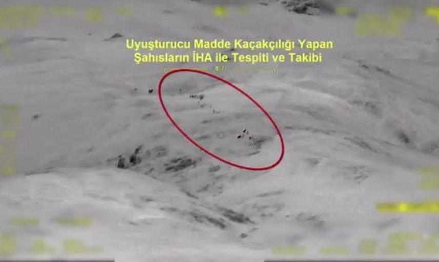 Yüksekova'da Jandarma hava destekli baskında 253 kilogram esrar ele geçirdi