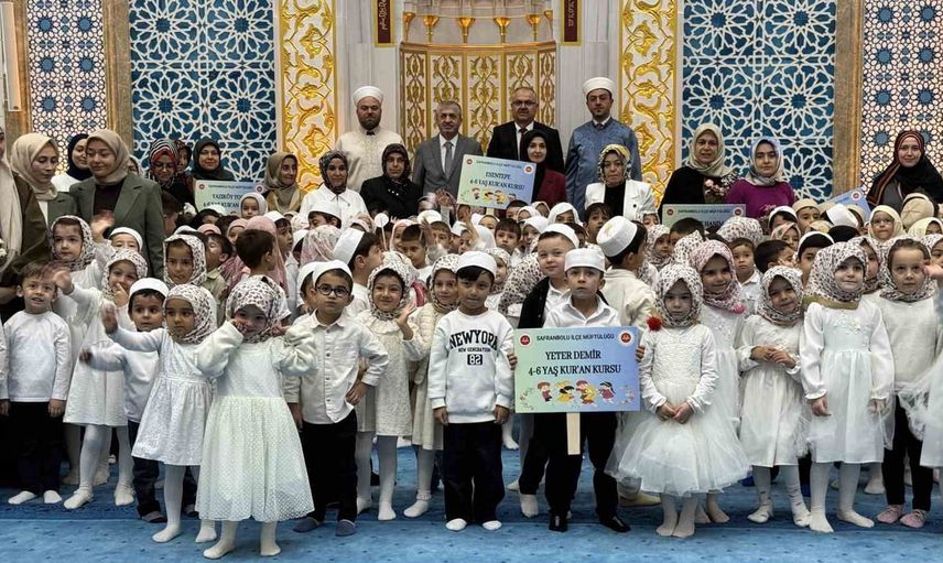 Safranbolu'da miniklerin Kur'an serüveni bed-i besmele ile başladı