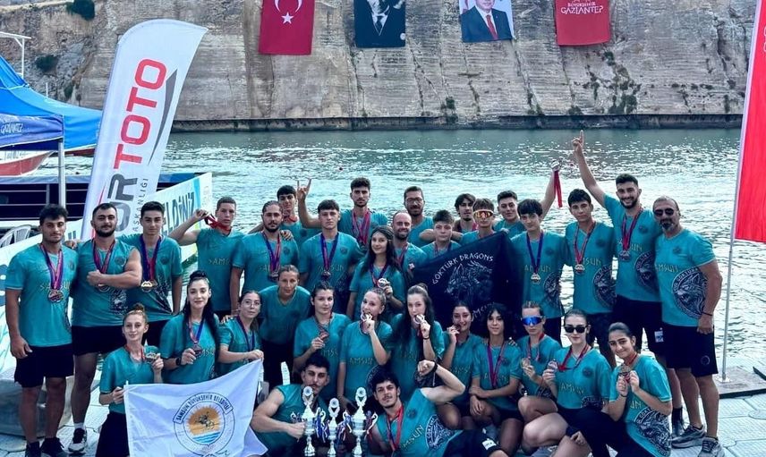 Samsun'dan dragon botta üç kupayla döndüler