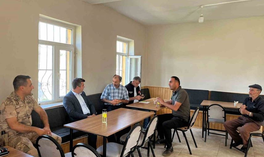 Kaymakam Furkan Öztürk köy ziyaretlerinde talepleri yerinde dinledi