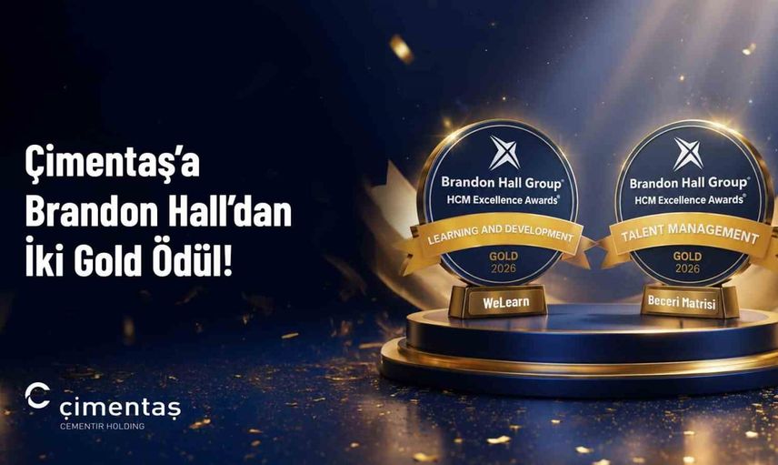 Çimentaş'ın öğrenme odaklı projeleri Brandon Hall'da iki gold ödül getirdi