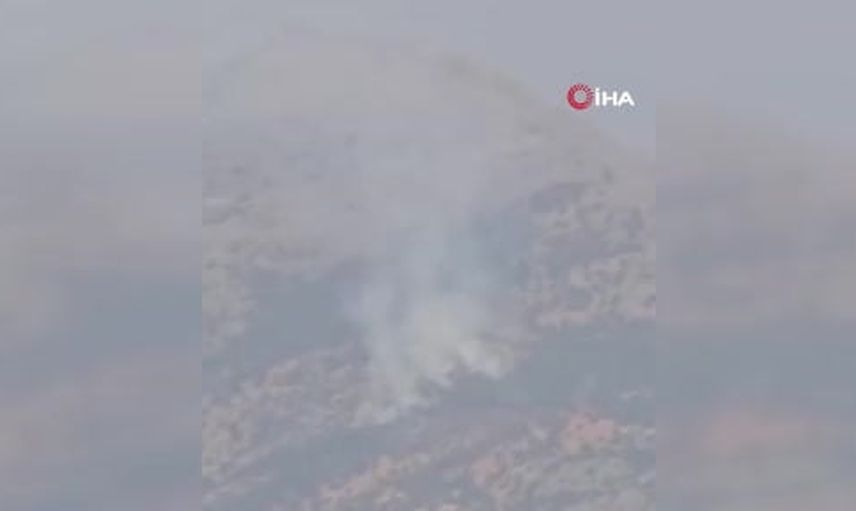 Siirt'te Kalems Dağı'nda yangın, ekipler bölgeye sevk edildi