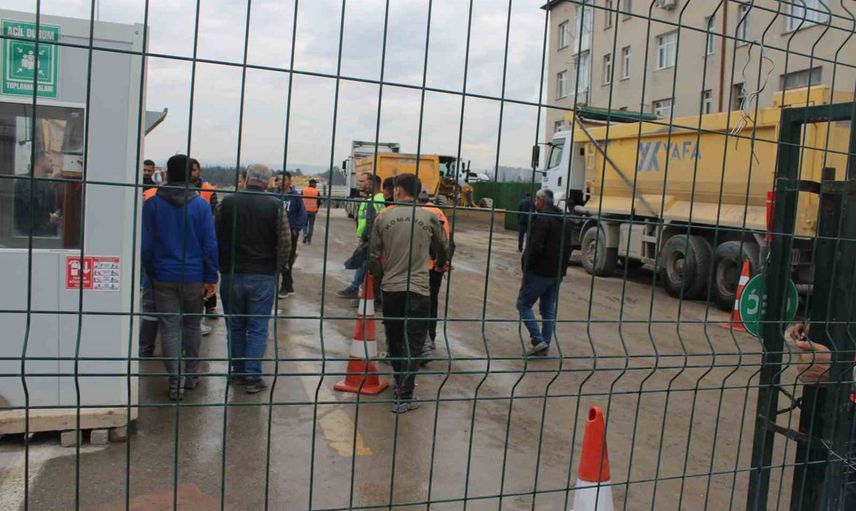 Kayseri Kartal Kavşağı şantiyesinde maaş krizi iş bırakma ile sürdü