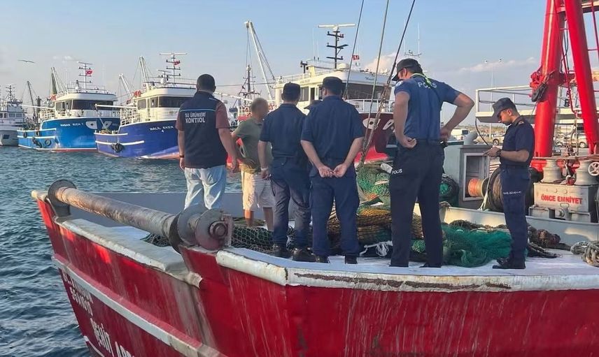 Enez'de sürdürülebilir balıkçılık için trol denetimleri yoğunlaştı