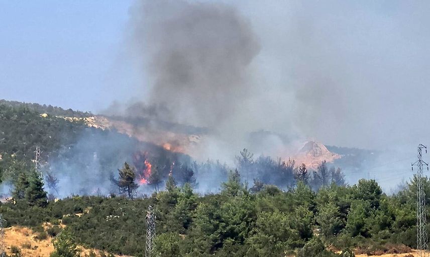 Bilecik'te Vezirhan ve Mahan çevresinde orman yangınıyla mücadele sürüyor