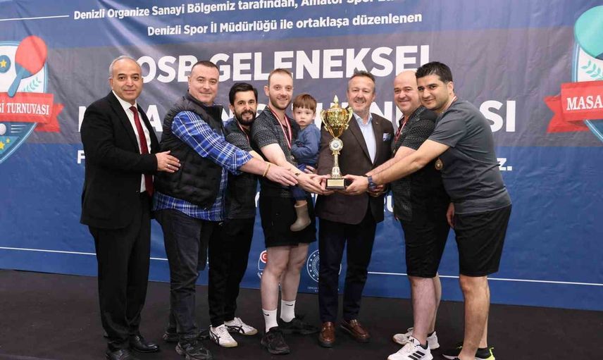 Denizli OSB'de maç heyecanı: Bahar Tekstil ana tabloda, Denizli OSB klasmanda şampiyon