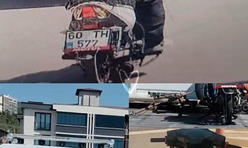 Plakayı otomobilden motosiklete monte etti, 266 bin lira ceza aldı