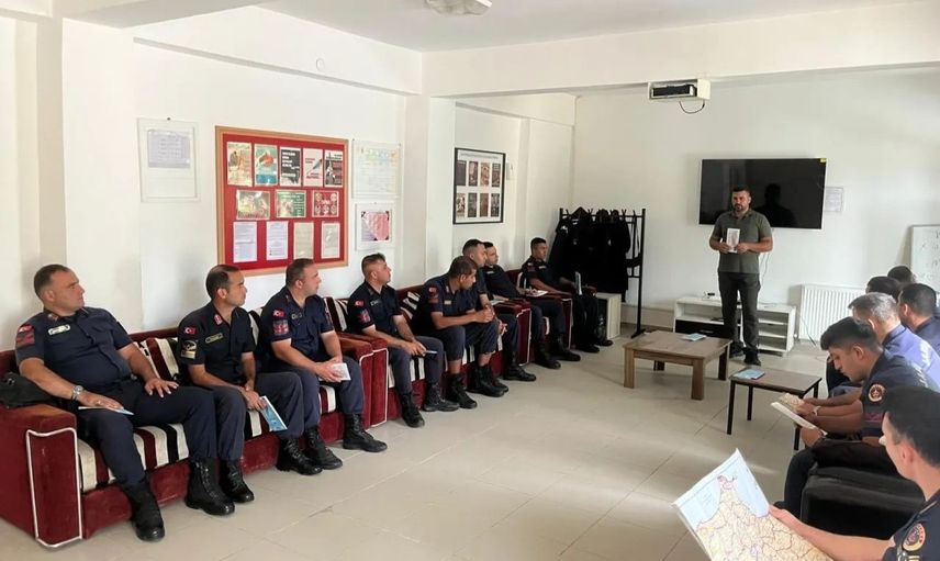 Sinop'ta jandarmaya yaban hayatı ve kara avcılığı eğitimi