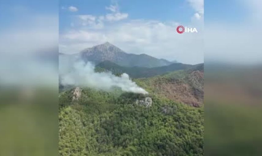 Çıralı'da yükselen alevlerle mücadele: ekipler havadan ve karadan seferber