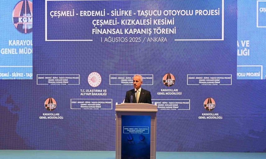 Kıyı ulaşımında dönüm noktası: Çeşmeli-Kızkalesi otoyolunda sona geliniyor