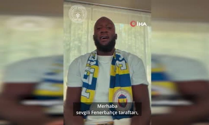 Lukaku Fenerbahçe formasıyla bu akşam İstanbul'a geliyor