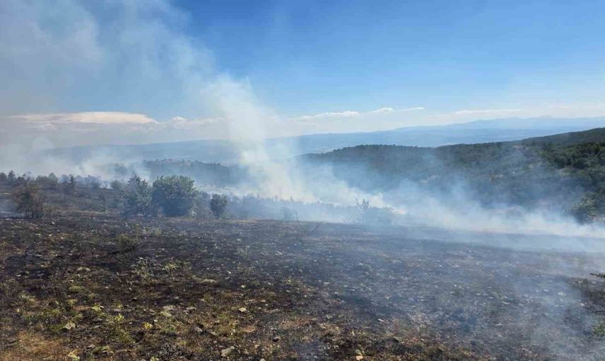 Taşköprü kırsalında başlayan orman yangını ekiplerin müdahalesiyle kontrol altına alındı