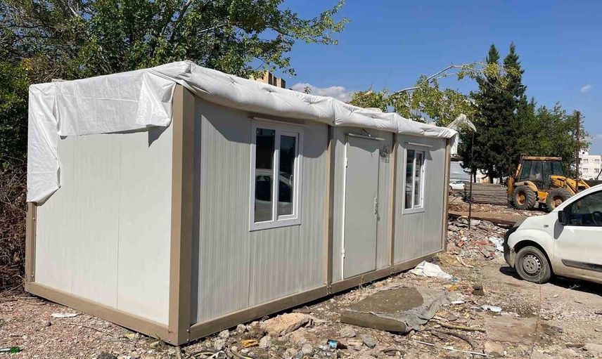 Adıyaman'da konteynerdeki klima çalındı, polis inceleme başlattı