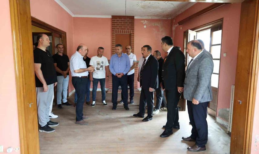Kandilli'de TTK lojmanı müzeye dönüştürülecek: vali Hacıbektaşoğlu onarım talimatı verdi