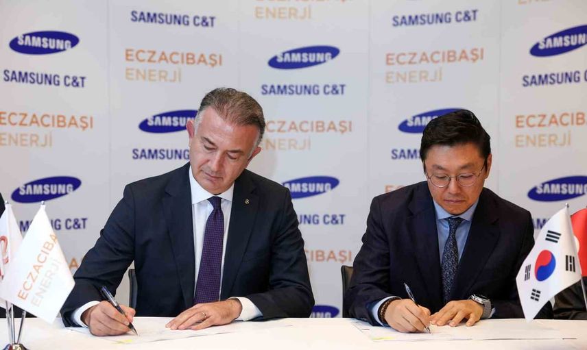 eczacıbaşı ve samsung c&t yenilenebilir enerjide ortak yatırım için çerçeve anlaşması imzaladı