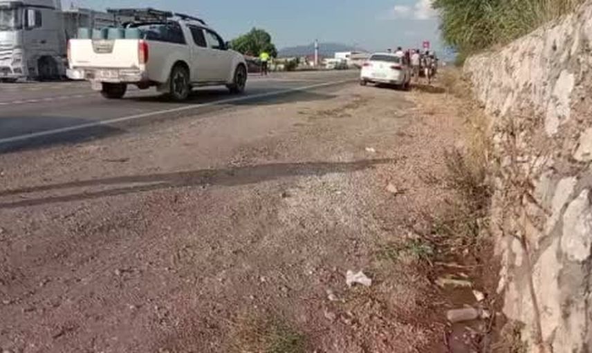 Tecirli kavşağında trafik kazası: motosiklet sürücüsü ağır yaralandı