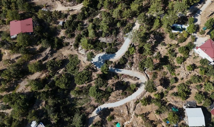 Madran yayla yolu imeceyle yenilendi