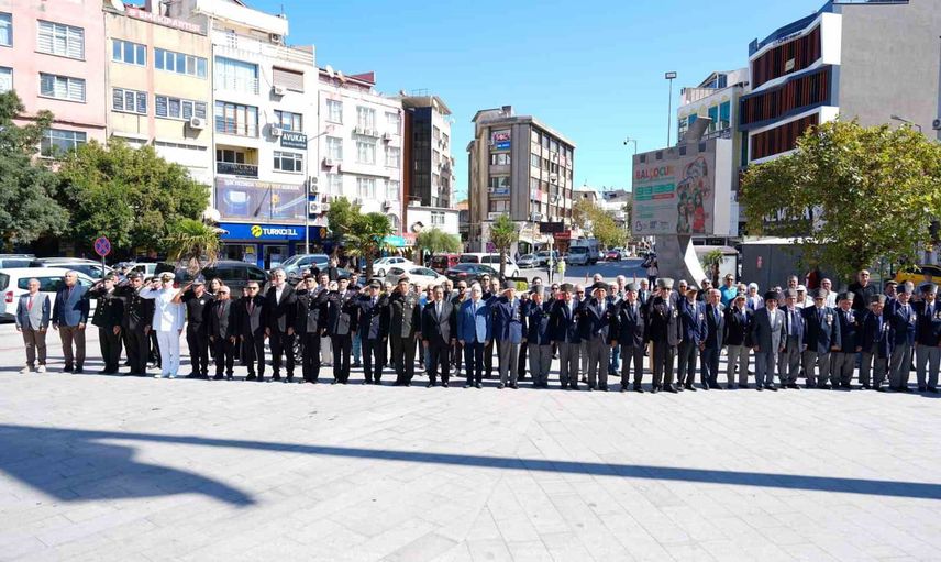 Burhaniye'de gazilerin günü saygı ve anma töreni