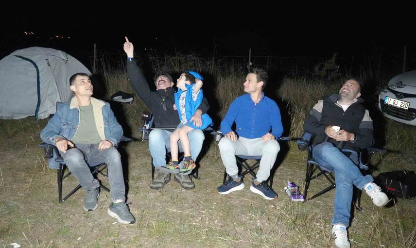 Kastamonu’da karanlık köyde Perseid göktaşı yağmuru izleme şöleni
