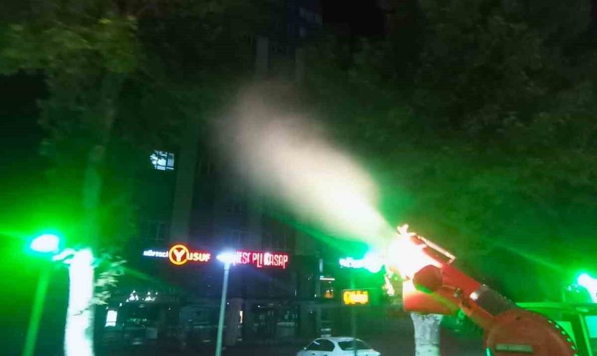 Yeşil alanlarda gece gündüz koruma: Kayseri ilaçlama çalışmalarını yoğunlaştırdı