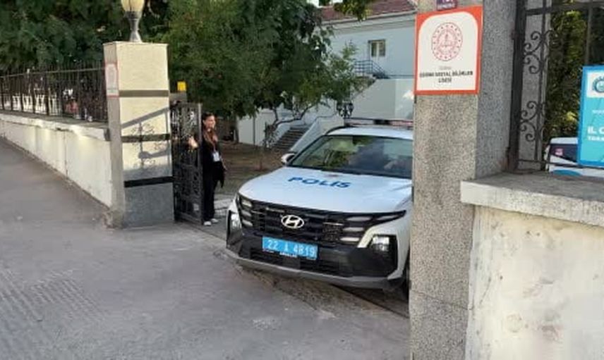Edirne Sosyal Bilimler Lisesi'nde deney sonrası yayılan koku ekipleri alarma geçirdi