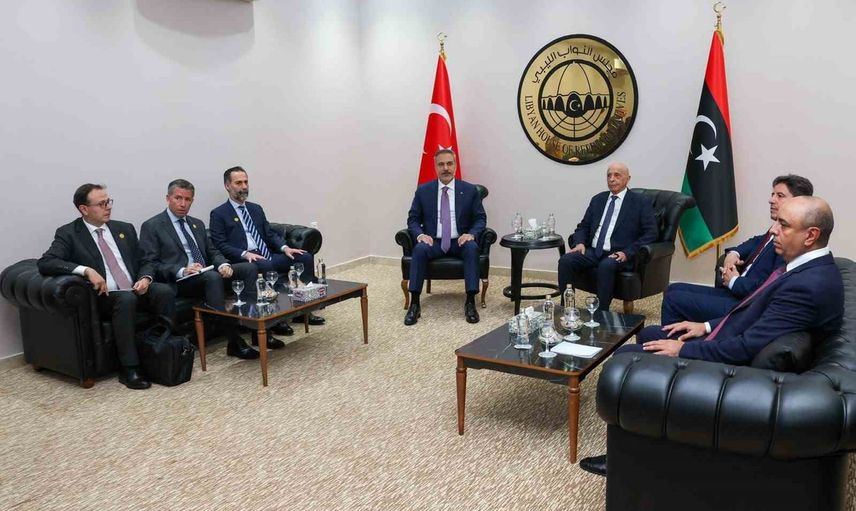 Fidan'ın Bingazi buluşması: Agila Salih ile görüşme
