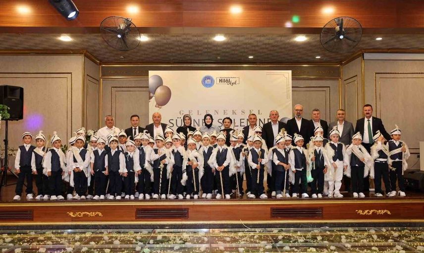 Akyurt'ta geleneksel sünnet şöleni 47 çocuğa unutulmaz gece
