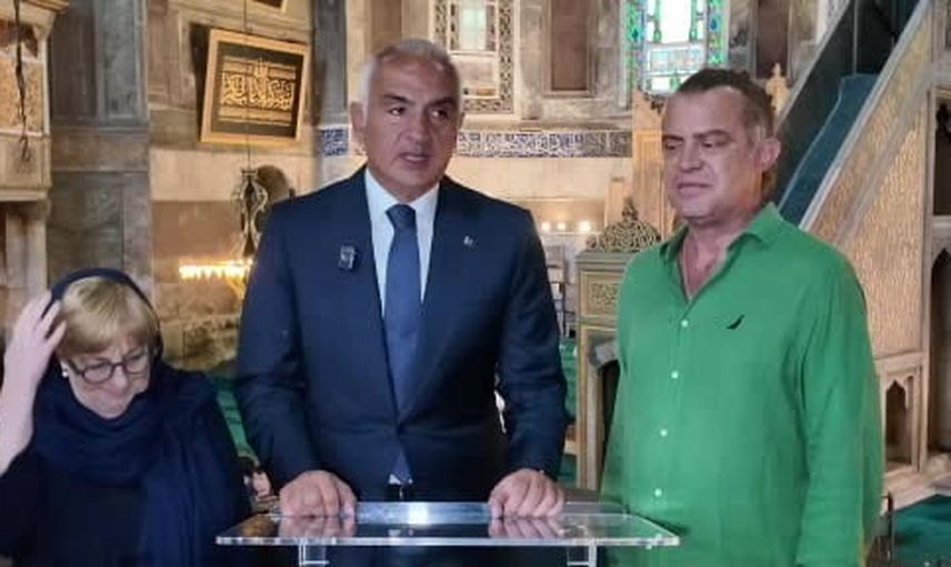 Ayasofya’da dört etaptan üçü tamamlandı, kubbe ve minarelerde hassas güçlendirme sürüyor
