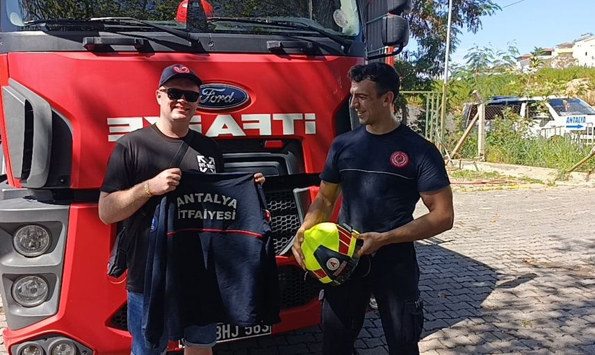 Saksonyalı itfaiyecinin Manavgat rutini: dostluk ve paylaşım üzerine bir ziyaret