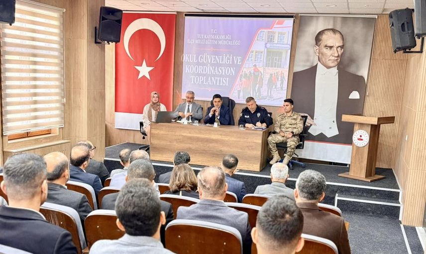 Tut'ta eğitimde güvenlik ve başarı için koordinasyon vurgusu