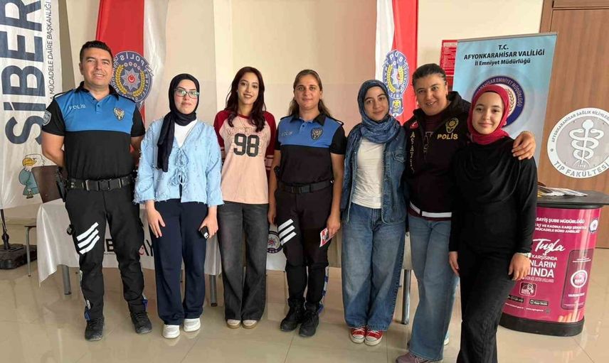 Afyonkarahisar'da öğrenciler için güvenlik ve siber farkındalık eğitimi