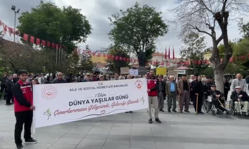 Karaman’da çınarların gölgesinde yürüyüş: dünya yaşlılar günü farkındalığı