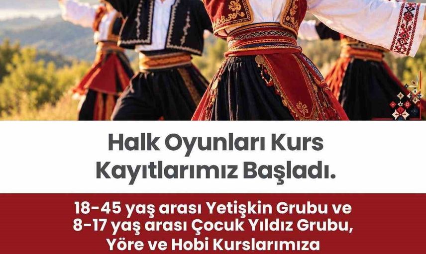 Merkezefendi'de adımlar buluşuyor: halk oyunları kurs kayıtları başladı