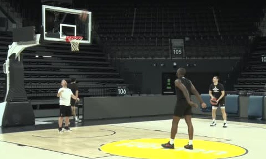 Beşiktaş Valencia Basket sınavı öncesi son çalışmayı tamamladı