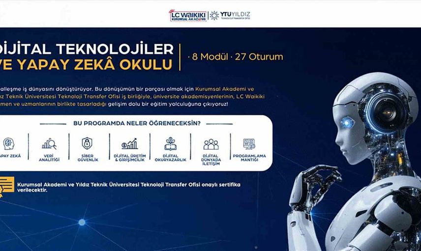 LC Waikiki personelini dijital çağa taşıyacak yapay zeka okulu başlattı