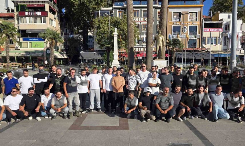 Bandırma'da kuryelerden darp iddiasına toplu tepki