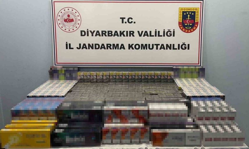 Diyarbakır'da geniş kapsamlı kaçakçılık operasyonu: binlerce tütün ürünü ve elektronik eşya ele geçirildi