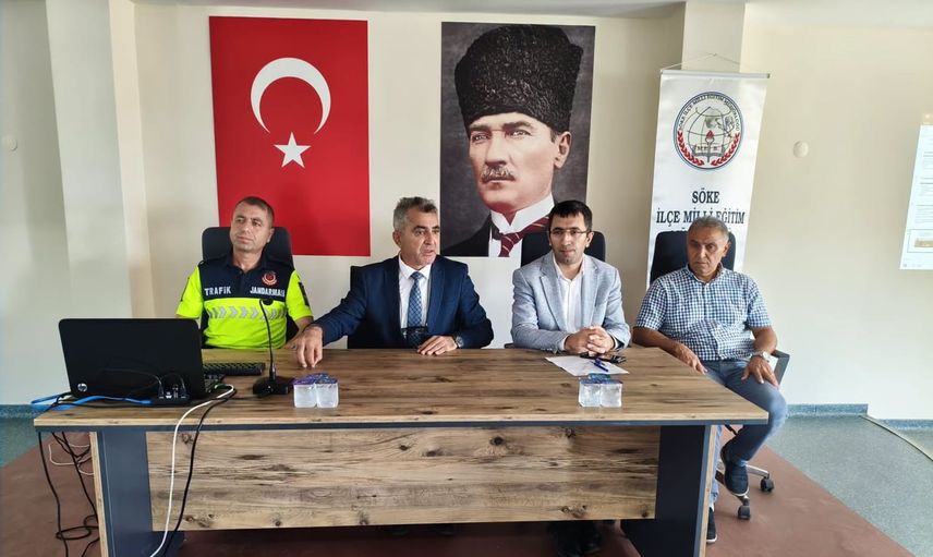 Söke'de öğrenci taşımacılığına odaklı uygulamalı trafik eğitimi