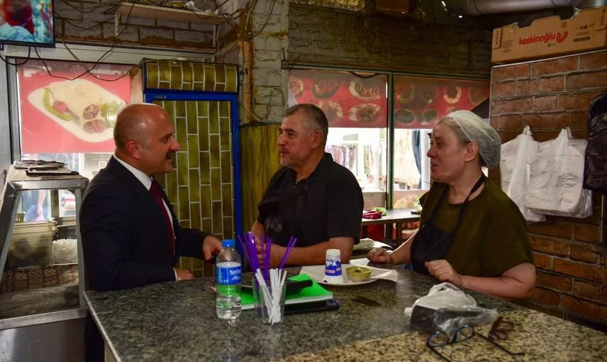 Buharkent'te kaymakamlık ziyareti ve sokak sohbetleri