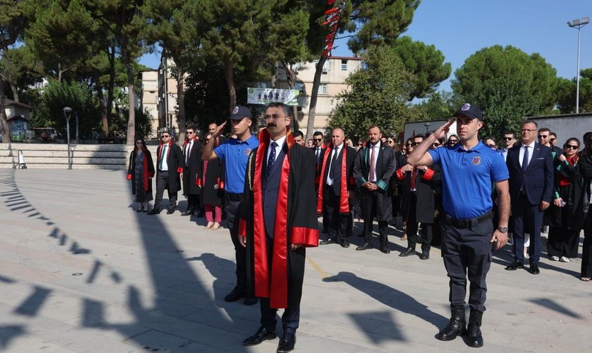 Adalet vurgusuyla başlayan yeni adli yıl Alaşehir'e yeni adliye sözü getirdi