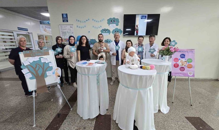 Ünyede emzirme haftası stantıyla anne sütü farkındalığı güçlendirildi