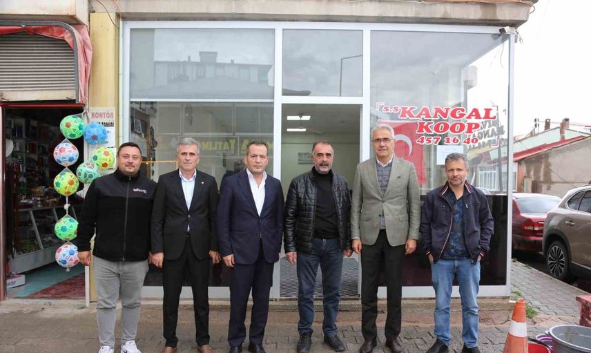 Kangal'da sanayi ve gençlik enerjisiyle kalkınma hedefi: STSO başkanı Zeki Özdemir ilçede
