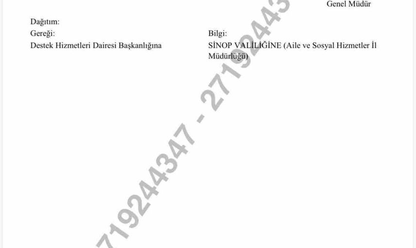 Ayancık’ta yarım kalan huzurevi projesi bakanlığa devredildi