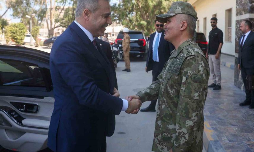 Trablus'ta Fidan'dan TSK Libya görev grubuna ziyaret