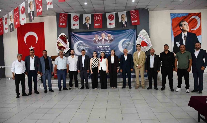Selendi'de MHP'de tek listeyle yeni dönem: Hafize Gürcan başkan