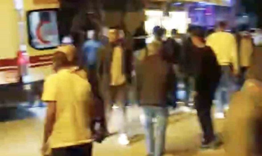 Kontrolden çıkan motosiklet Kahta'da iki kişiyi yaraladı
