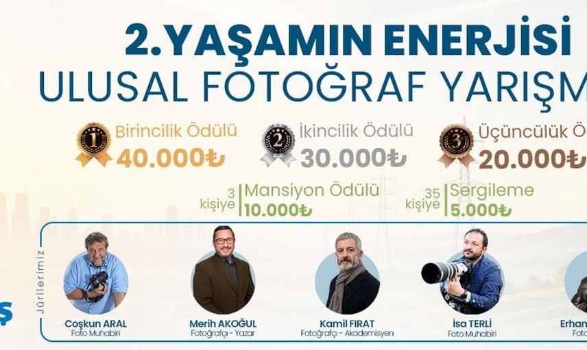 Kadrajdan enerjiye çağrı: Yaşamın Enerjisi yarışması fotoğrafçıları bekliyor