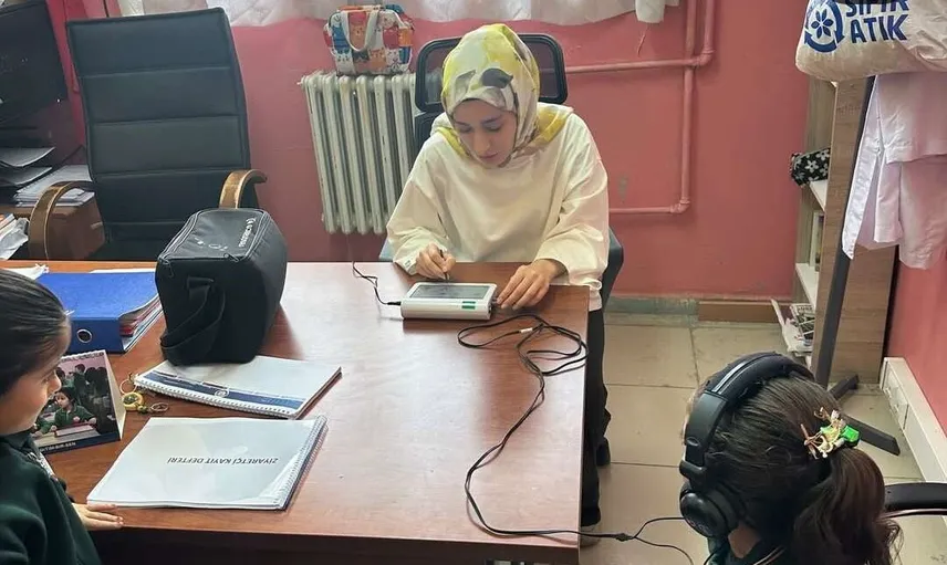 Uludere'de okullarda işitme taraması: erken müdahale ve eğitim desteği hedefleniyor