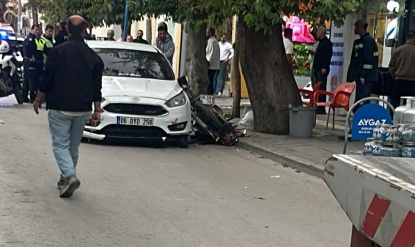 Polatlı'da trafik kazası: motosiklet sürücüsü ağır yaralandı