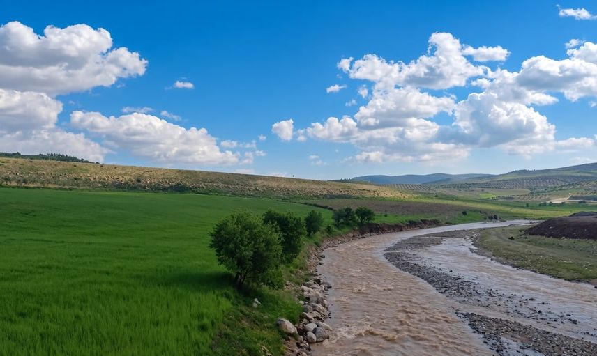 Kilis’te kırsal göletler yağışlarla yeniden suyla doldu